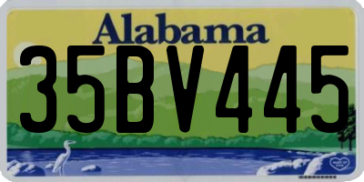 AL license plate 35BV445