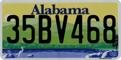 AL license plate 35BV468