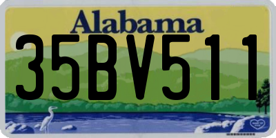 AL license plate 35BV511