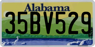 AL license plate 35BV529