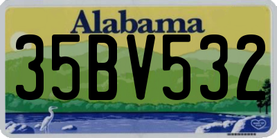 AL license plate 35BV532