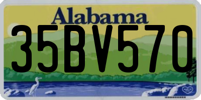 AL license plate 35BV570