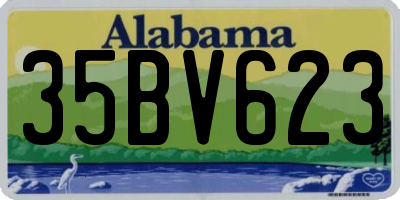 AL license plate 35BV623