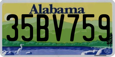 AL license plate 35BV759