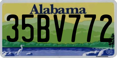 AL license plate 35BV772