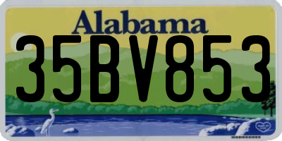 AL license plate 35BV853