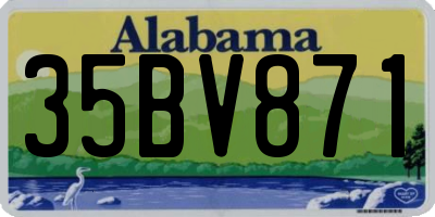 AL license plate 35BV871