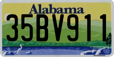 AL license plate 35BV911