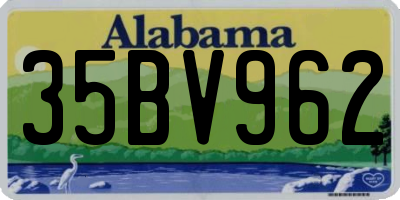 AL license plate 35BV962