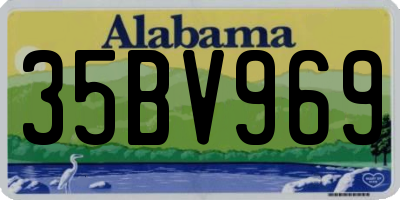 AL license plate 35BV969