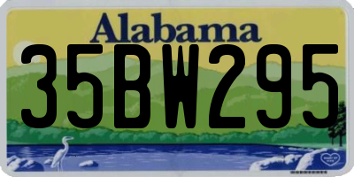 AL license plate 35BW295