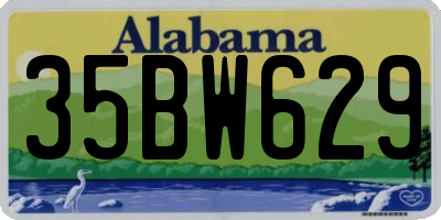 AL license plate 35BW629