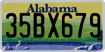 AL license plate 35BX679