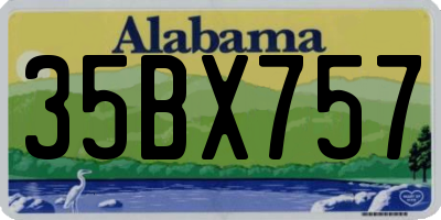 AL license plate 35BX757