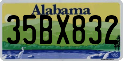 AL license plate 35BX832