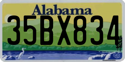 AL license plate 35BX834
