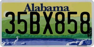 AL license plate 35BX858