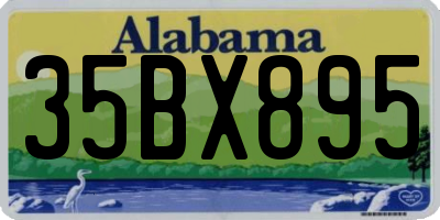 AL license plate 35BX895