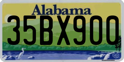 AL license plate 35BX900