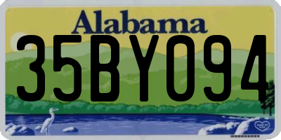 AL license plate 35BY094