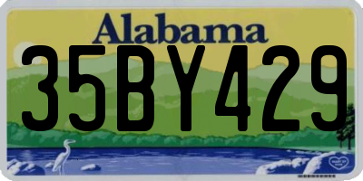 AL license plate 35BY429