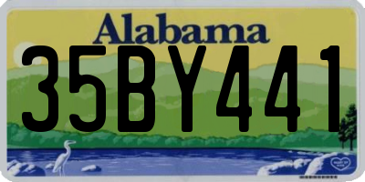 AL license plate 35BY441