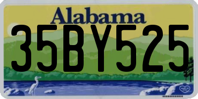 AL license plate 35BY525