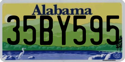 AL license plate 35BY595