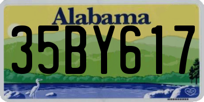 AL license plate 35BY617