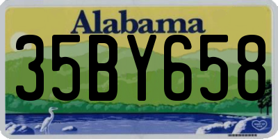 AL license plate 35BY658