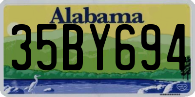 AL license plate 35BY694