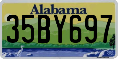 AL license plate 35BY697