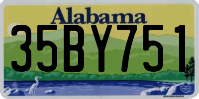 AL license plate 35BY751