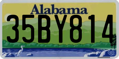 AL license plate 35BY814
