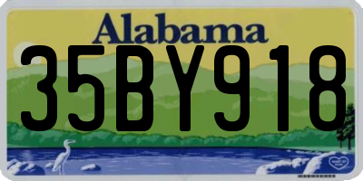 AL license plate 35BY918