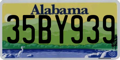 AL license plate 35BY939