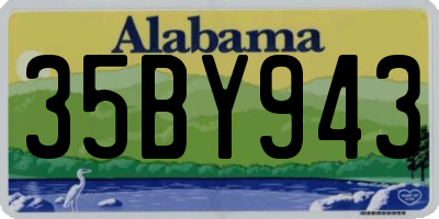 AL license plate 35BY943