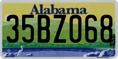 AL license plate 35BZ068