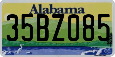 AL license plate 35BZ085