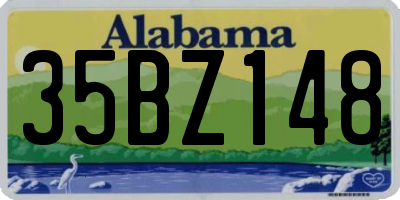 AL license plate 35BZ148