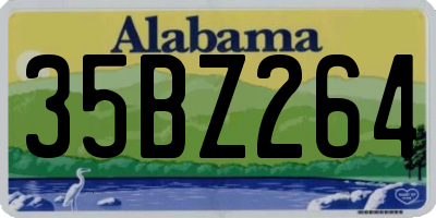AL license plate 35BZ264
