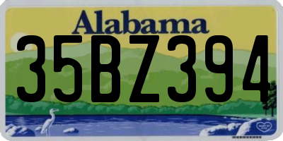 AL license plate 35BZ394