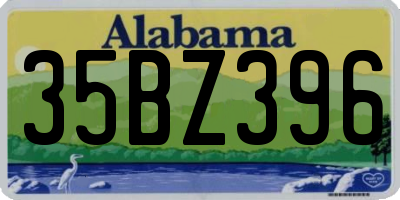 AL license plate 35BZ396