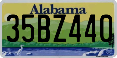AL license plate 35BZ440