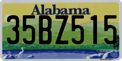 AL license plate 35BZ515