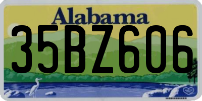 AL license plate 35BZ606