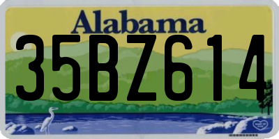 AL license plate 35BZ614