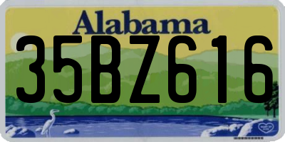AL license plate 35BZ616