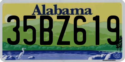 AL license plate 35BZ619