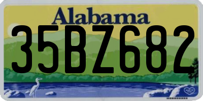 AL license plate 35BZ682